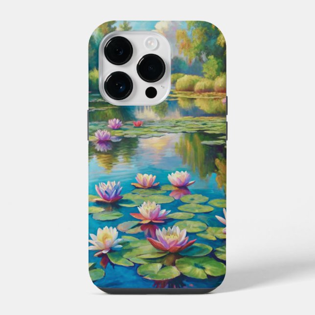 Funda Para iPhone Lilies in the River (Reverso )