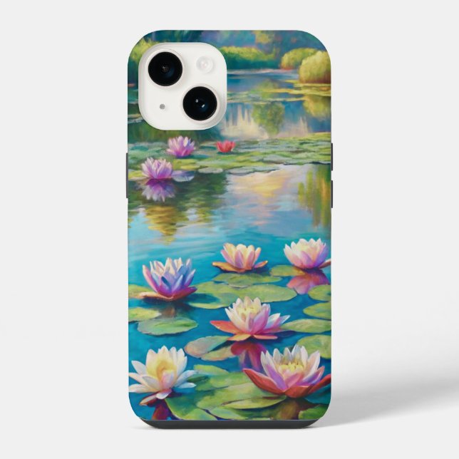 Funda Para iPhone Lilies in the River (Reverso )
