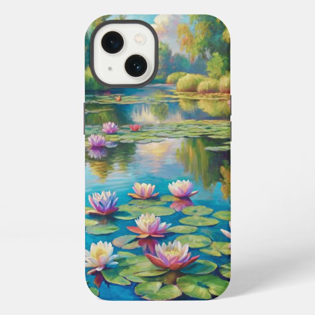 Funda Para iPhone Lilies in the River (Reverso )