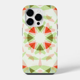 Funda Para iPhone 14 Pro Linda Estrella Mágica Verde Bonita Roja Brillante