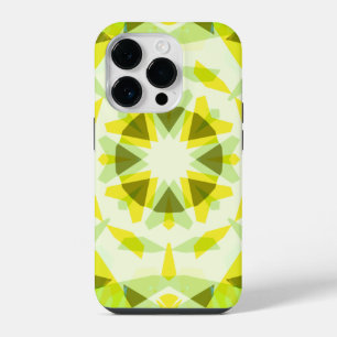 Funda Para iPhone 14 Pro Linda Verde Bonita Amarilla Brillante Niña Estrell