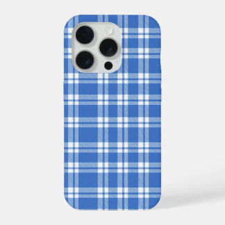 Lindo Cuadro de Gingham Azul Retro Estética Checke