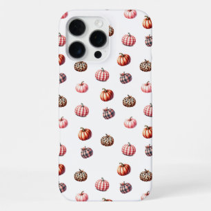 Funda Para iPhone 16 Pro Max lindo patrón de calabaza de Halloween/Fall