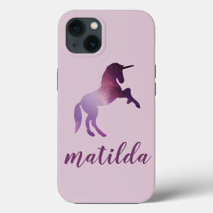 lindo unicornio morado mágico