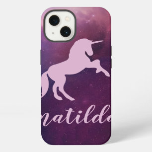 lindo unicornio púrpura mágico