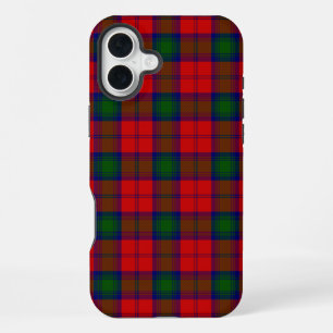 Funda Para iPhone 16 Plus Lindsay tartán rojo verde a cuadros