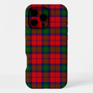 Funda Para iPhone 16 Pro Max Lindsay tartán rojo verde a cuadros