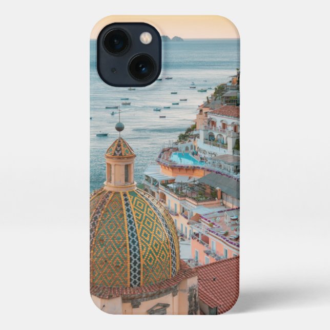 Funda Para iPhone Línea costera | Positano, Costa Amalfitana, Italia (Reverso )