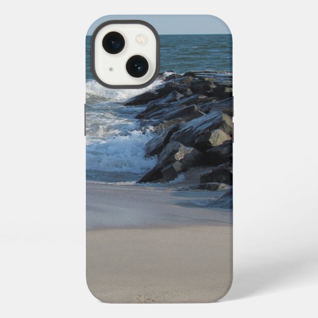 Funda Para iPhone Línea de costa (Reverso )