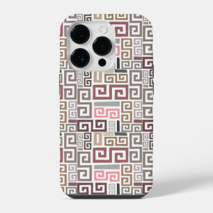 Funda Para iPhone 14 Pro líneas coloreadas artísticas abstractas modernas