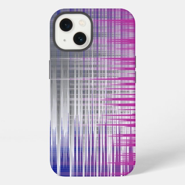 Funda Para iPhone líneas cruzadas (Reverso )