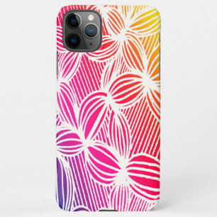Funda Para iPhone 11Pro Max Líneas de arco iris curvadas