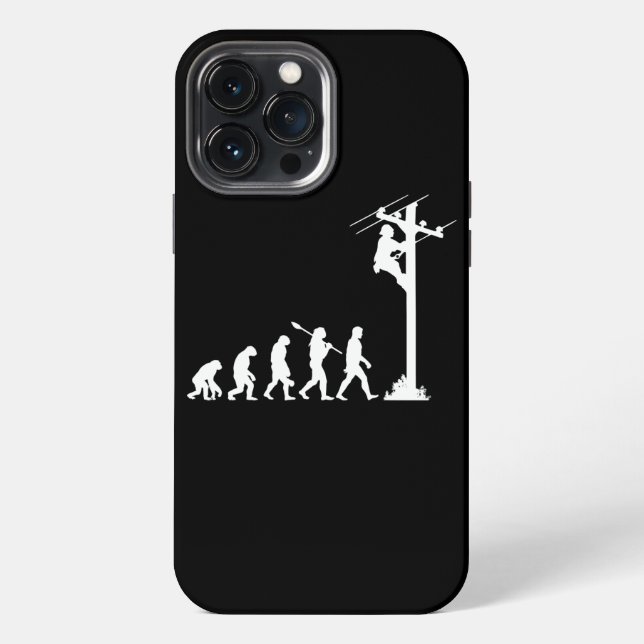 Funda Para iPhone lineman evolution electrician lineman  (Reverso )