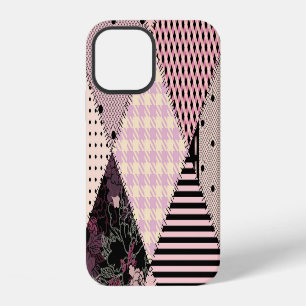 Funda Para iPhone 12 Lingerie textil: Patrón de cosecha de chwork