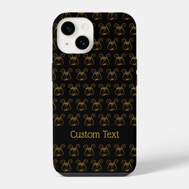Funda Para iPhone Lira Dorada (Reverso )