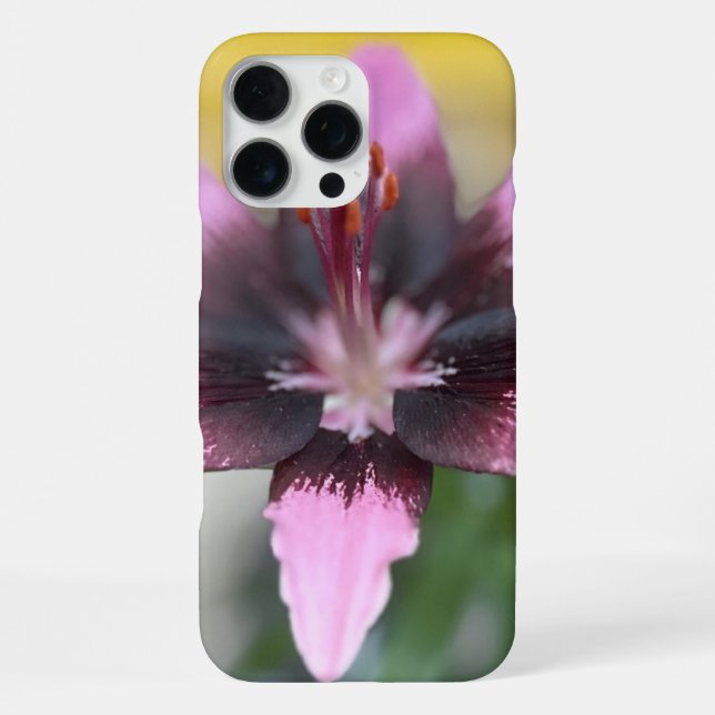 Funda Para iPhone Lirio de lavanda (Reverso )