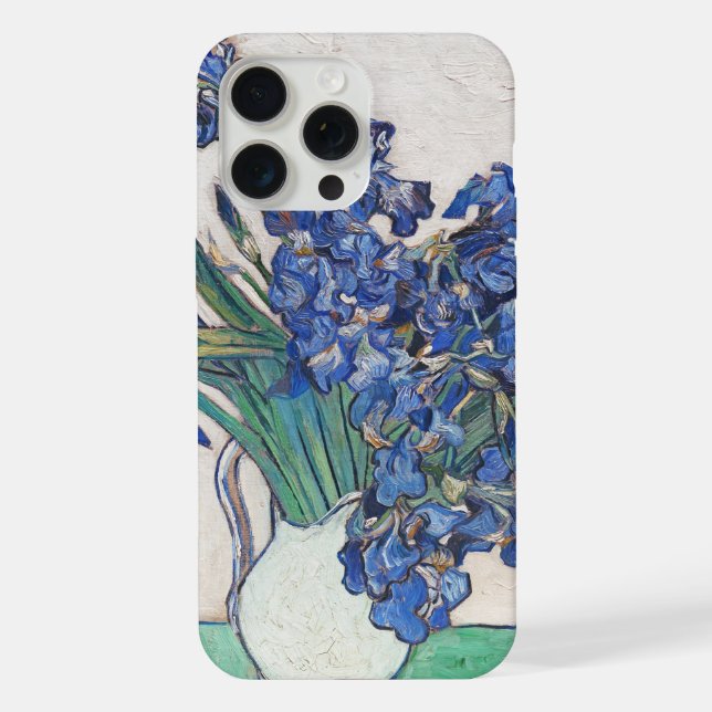 Funda Para iPhone Lirios, Vincent van Gogh (Reverso )