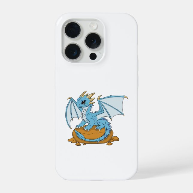 Funda Para iPhone Little Blue Dragon (Reverso )