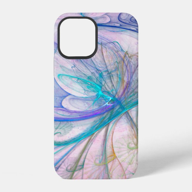 Funda Para iPhone Llama Abstracta Flamígera Fractal (Reverso )