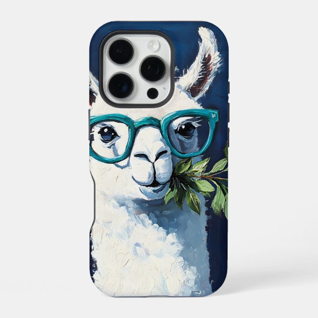 Funda Para iPhone Llama Chic Inteligente (Reverso )