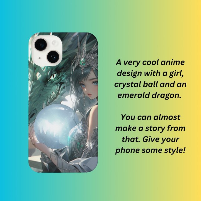 Funda Para iPhone Llamada de dragón esmeralda (Subido por el creador)