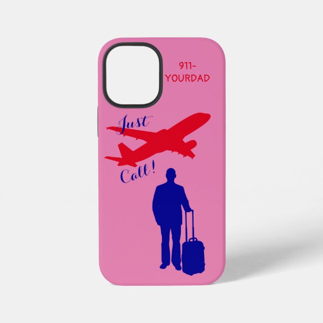 Funda Para iPhone Llamada del papá (Reverso )