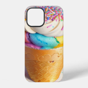 Funda Para iPhone 12 Llamaradas de cono de helado