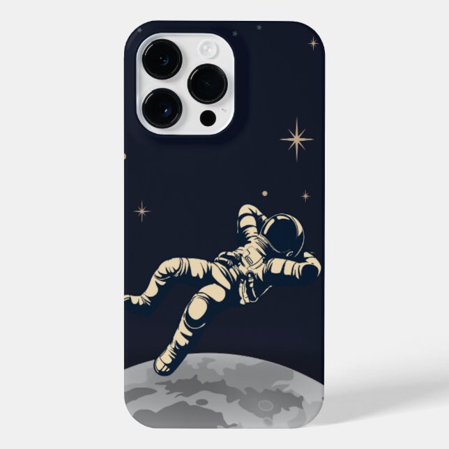 Funda Para iPhone loating Astronaut iPhone 14 Pro Max Case – Space D (Reverso)