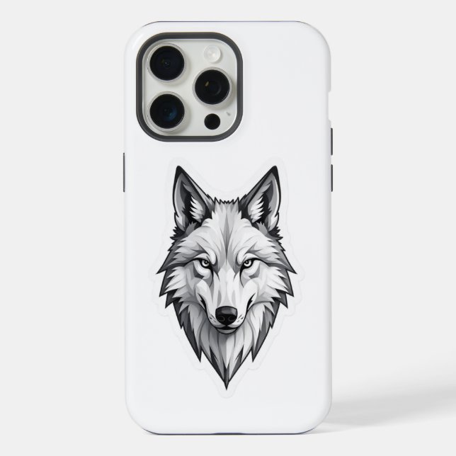 Funda Para iPhone Lobo  (Reverso )