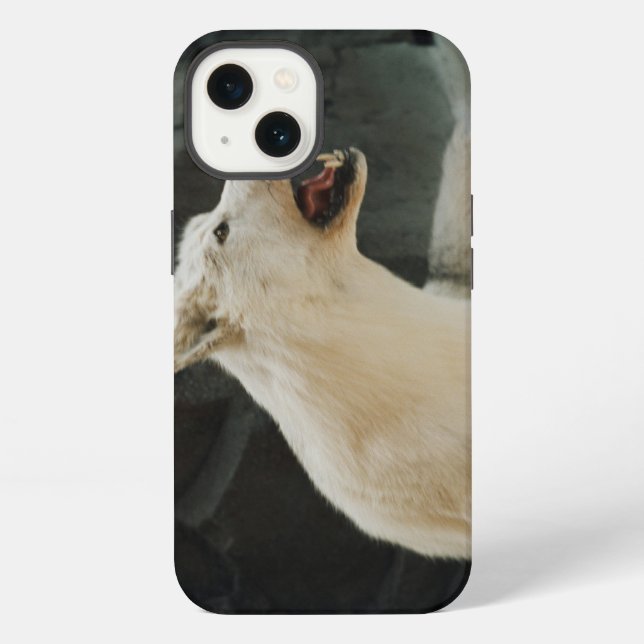 Funda Para iPhone Lobo Blanco (Reverso )