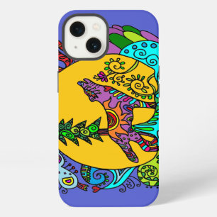 Lobo Kaleidoscope en azul