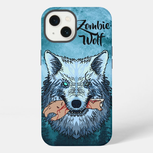 Funda Para iPhone Lobo Zombi (Reverso )
