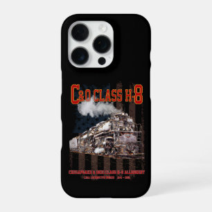 Funda Para iPhone 16 Pro Locomotora Allegheny C&O Clase H-8 - bandera ameri