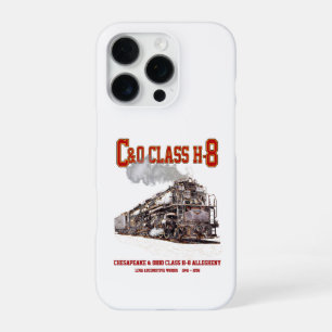 Funda Para iPhone 16 Pro Locomotora de vapor C&O Clase H-8 2-6-6-6 Alleghen