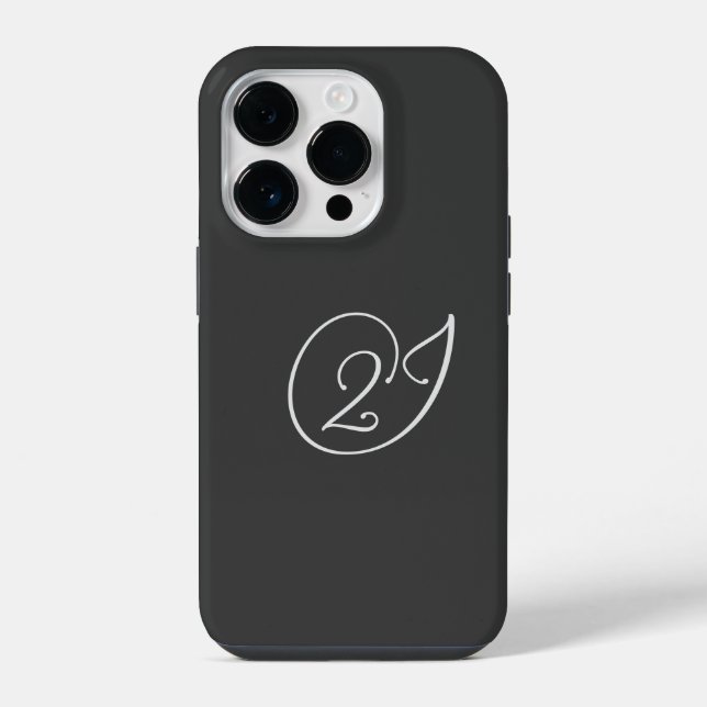 Funda Para iPhone Logo De '2J' (Reverso )