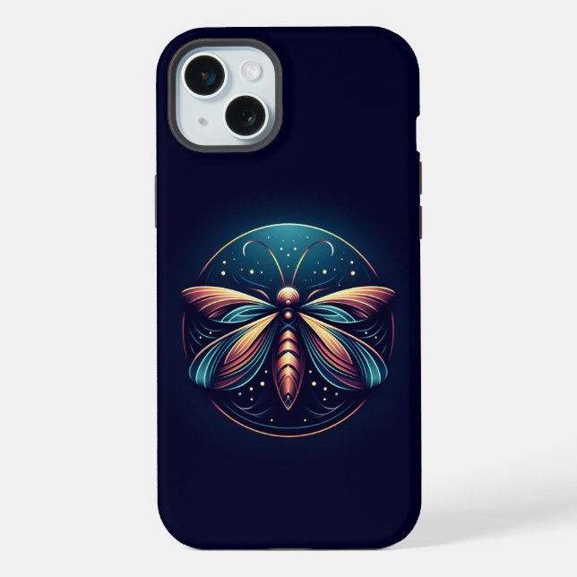 Funda Para iPhone Logo de Fun Firefly Lightning Bug (Reverso )