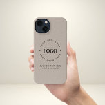 Logo de Kraft Style Business Personalizado y iPh R<br><div class="desc">Promociona tu negocio con este estuche para iPhone genial,  con fondo de estilo kraft,  logotipo personalizado y texto. Añade fácilmente tus detalles haciendo clic en la opción "personalizar".</div>