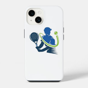 Funda Para iPhone 14 Logo del Club de Tenis - Acción dinámica, estilo d