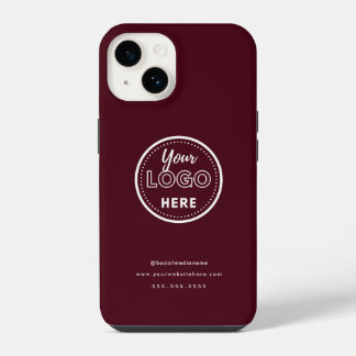 Funda Para iPhone 14 Logo Minimalista de promoción de marca profesional