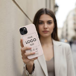 Logo Social Media BusinessiPhone Funda<br><div class="desc">Añade tu logotipo.</div>