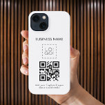 Logotipo comercial cuadrado de personalizado y pro<br><div class="desc">Promueva su marca con estilo con este estuche para iPhone personalizado, que incluye su logotipo cuadrado de negocios, texto editable y un escaneado código QR. Perfecto para fiestas de empresa, eventos promocionales o regalos corporativos, este elegante y moderno funda ayuda a potenciar su marca y ofrece funcionalidad diaria. ¡Sólo agrega...</div>