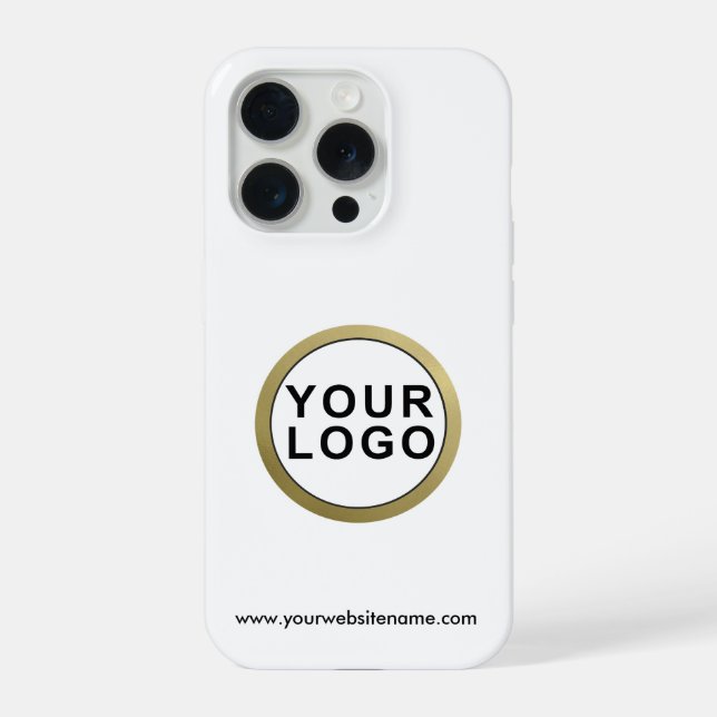 Funda Para iPhone Logotipo comercial Simple moderno (Reverso )