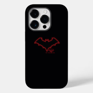 Funda Para iPhone 14 Pro Logotipo de Red Hood de Gotham Knights