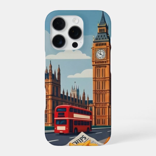 Funda Para iPhone Londres - Lugar emblemático (Reverso)