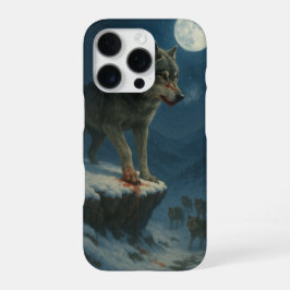 Funda Para iPhone 16 Pro Lone Wolf Under the Moon | Alpha Strength