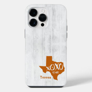 Funda Para iPhone 14 Pro Max Longhorn Quemado Naranja XOXO, Y'all - Forma de Te