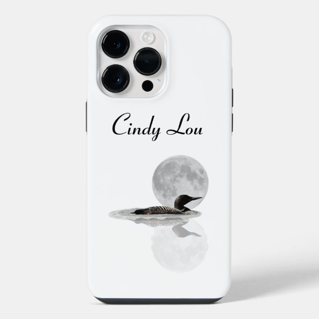Funda Para iPhone Loon Swims In The Moonlight iPhone / iPad case (Reverso )