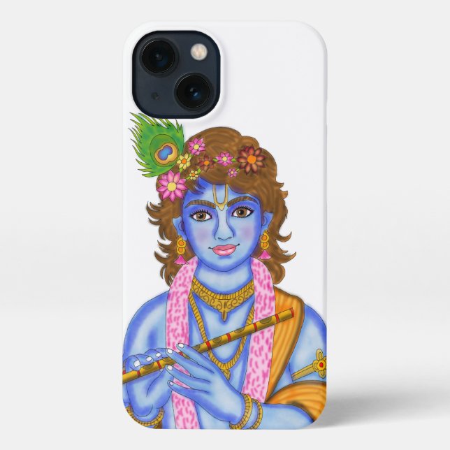 Funda Para iPhone Lord Krishna Phone Case (Reverso )