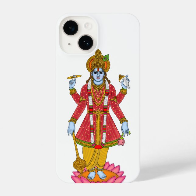 Funda Para iPhone Lord Vishnu Phone Case (Reverso )