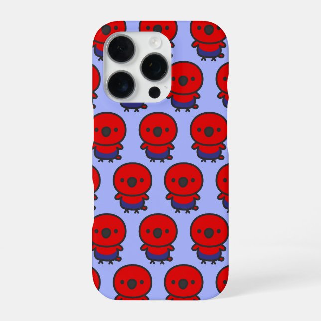Funda Para iPhone Loro Eclectus / Hembra (Reverso)